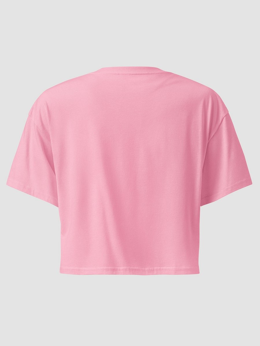 "SelfLove" Women's Premium Crop Top – Bubblegum Pink Edition product image (2)