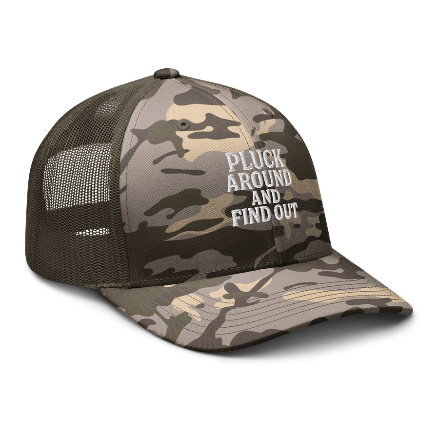 Pluck Around Camo Hat product image (6)