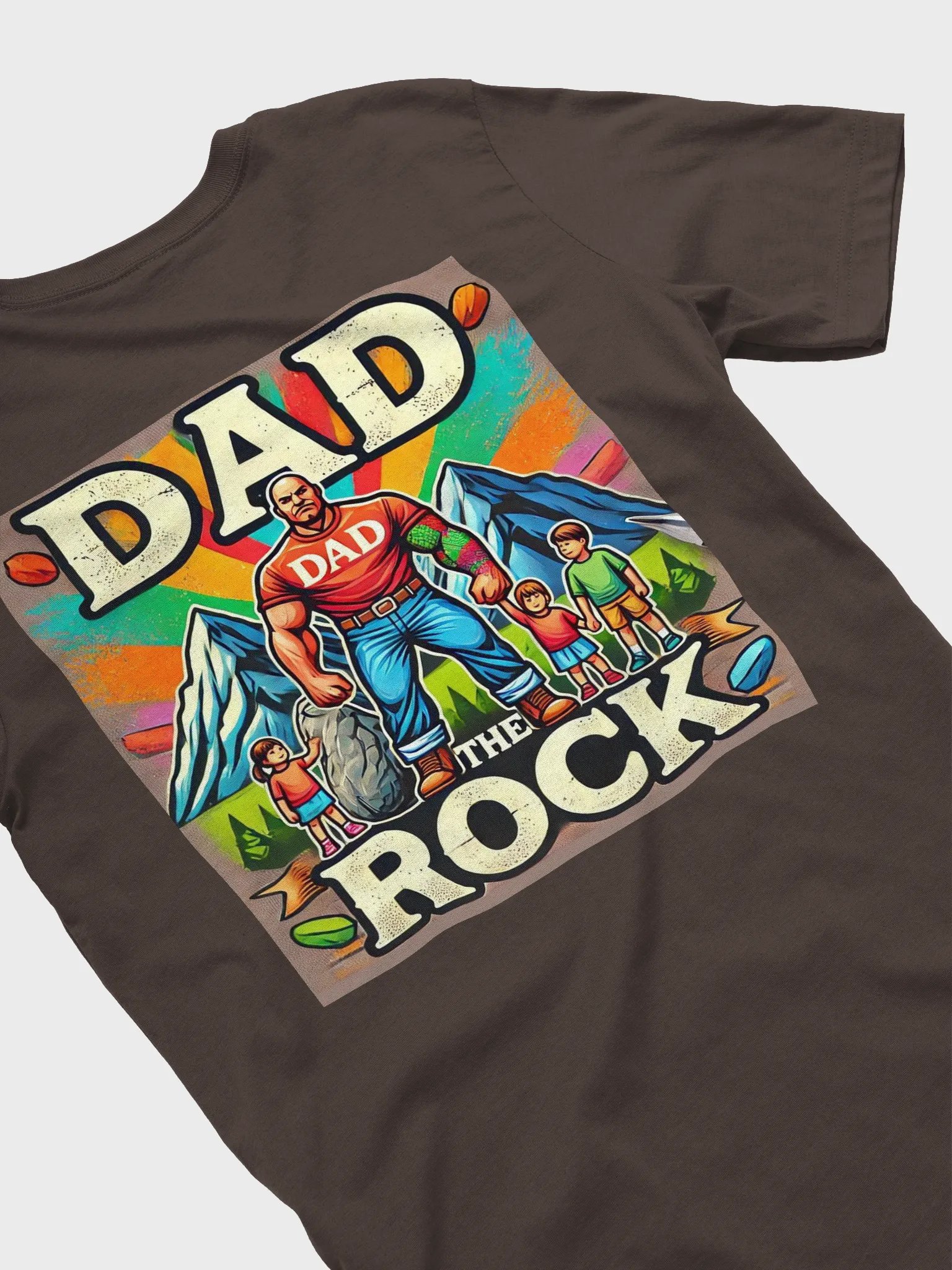 DAD The Rock: Mountain Dad T-Shirt product image (36)