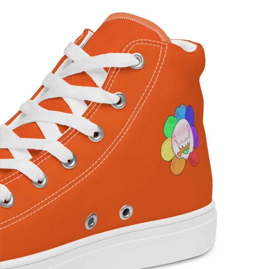 Orange and White Flower Sneakers product image (10)
