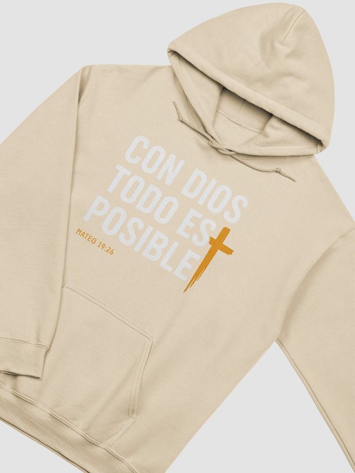 Sudadera Unisex Con Capucha | Con Dios todo es Posible product image (11)