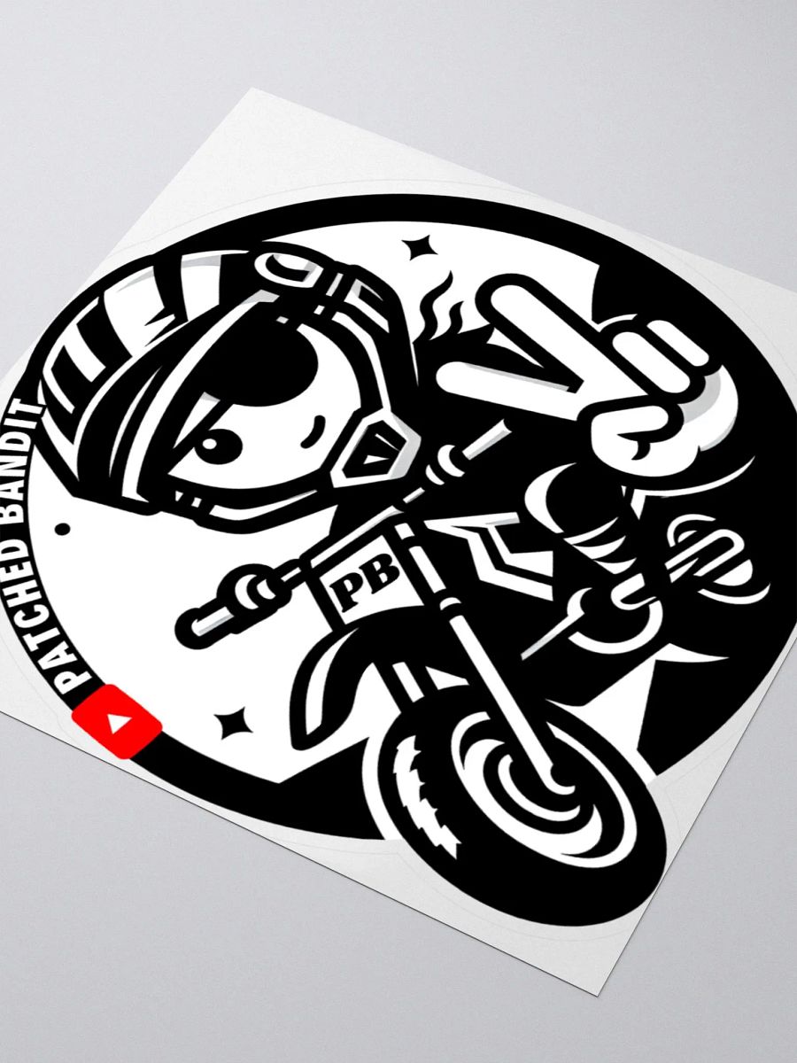 Patched Bandit Sticker product image (3)