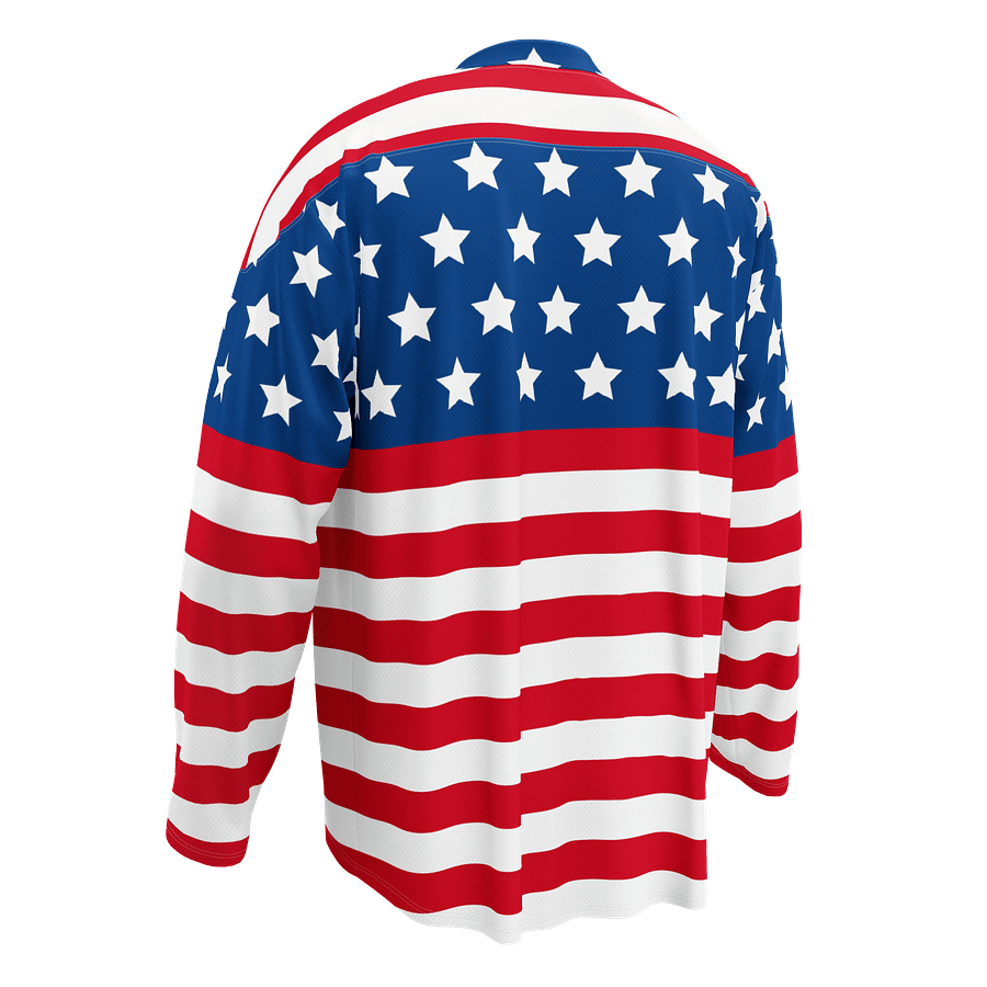 Stars & Stripes Eco-Friendly Hockey Jersey product image (4)