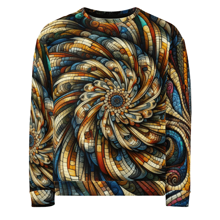 Colorful Patterns - All-Over Unisex Sweatshirt #1 product image (1)