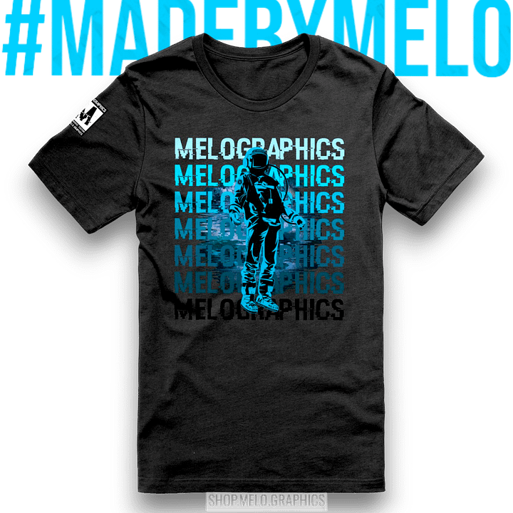 Spacefarer Blues - Premium T-Shirt | #MadeByMELO product image (2)