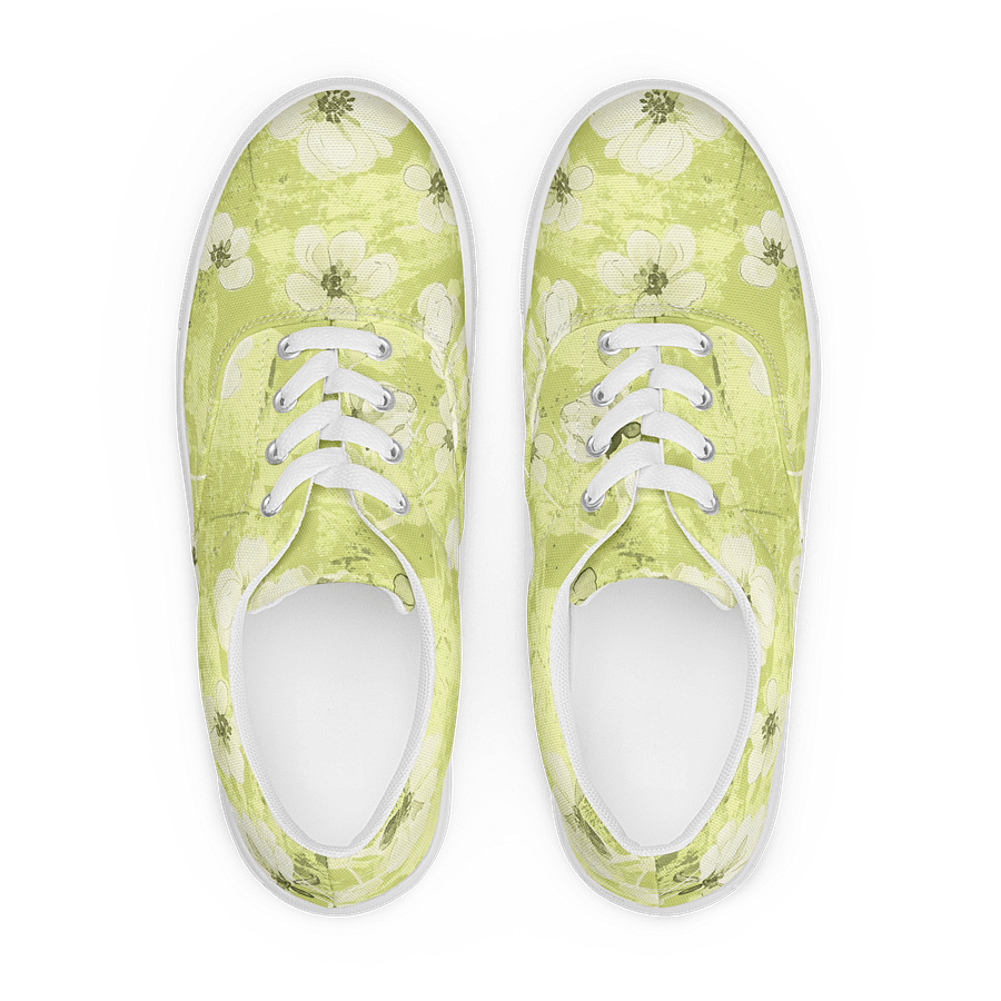 Floral Artistry Lace-Up Canvas Shoes product image (5)