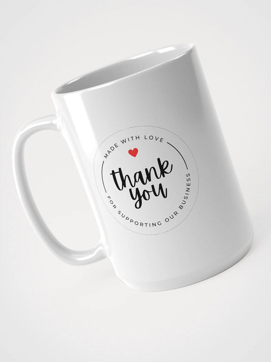 Heartfelt Thanks White Glossy Mug product image (1)