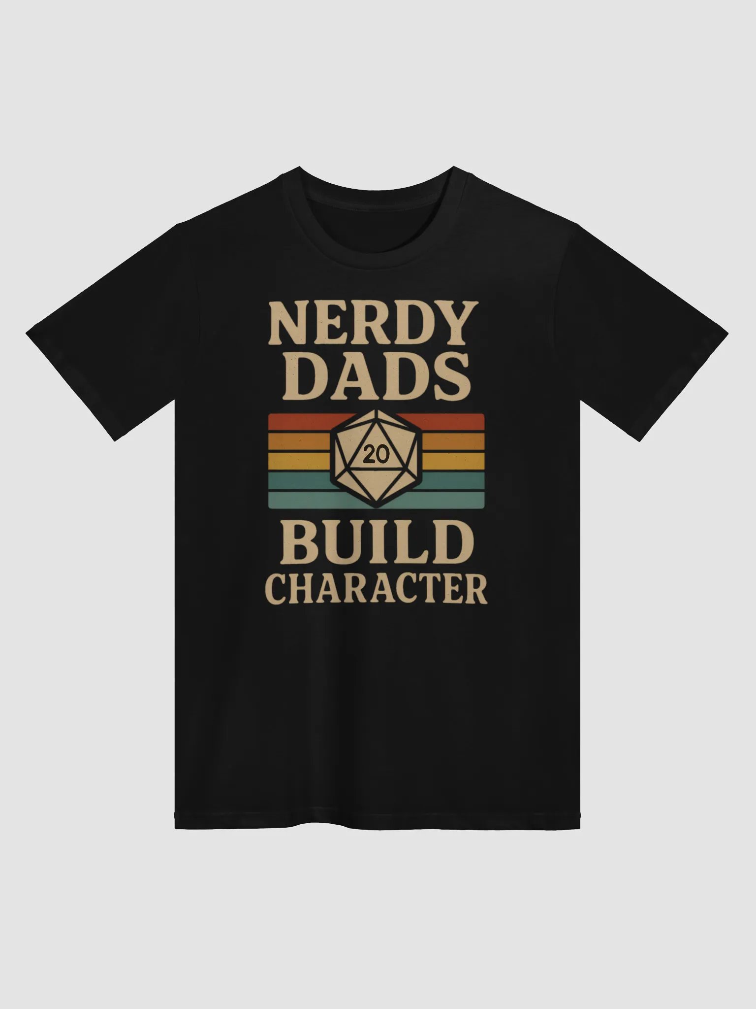 Nerdy Dads Build Character T-Shirt - Father's Day Gift product image (1)