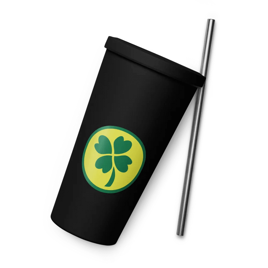 Insulated Tumbler with a Straw (LEAF) product image (6)