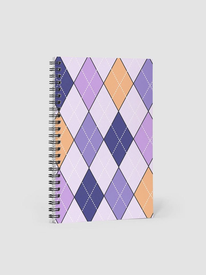 Argyle Dream Spiral Notebook product image (1)