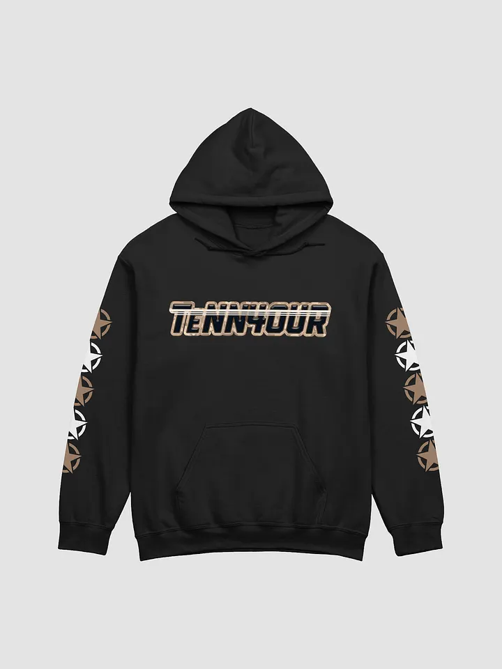 #TeNN4OURARMY Hoodie - Tan & White product image (1)