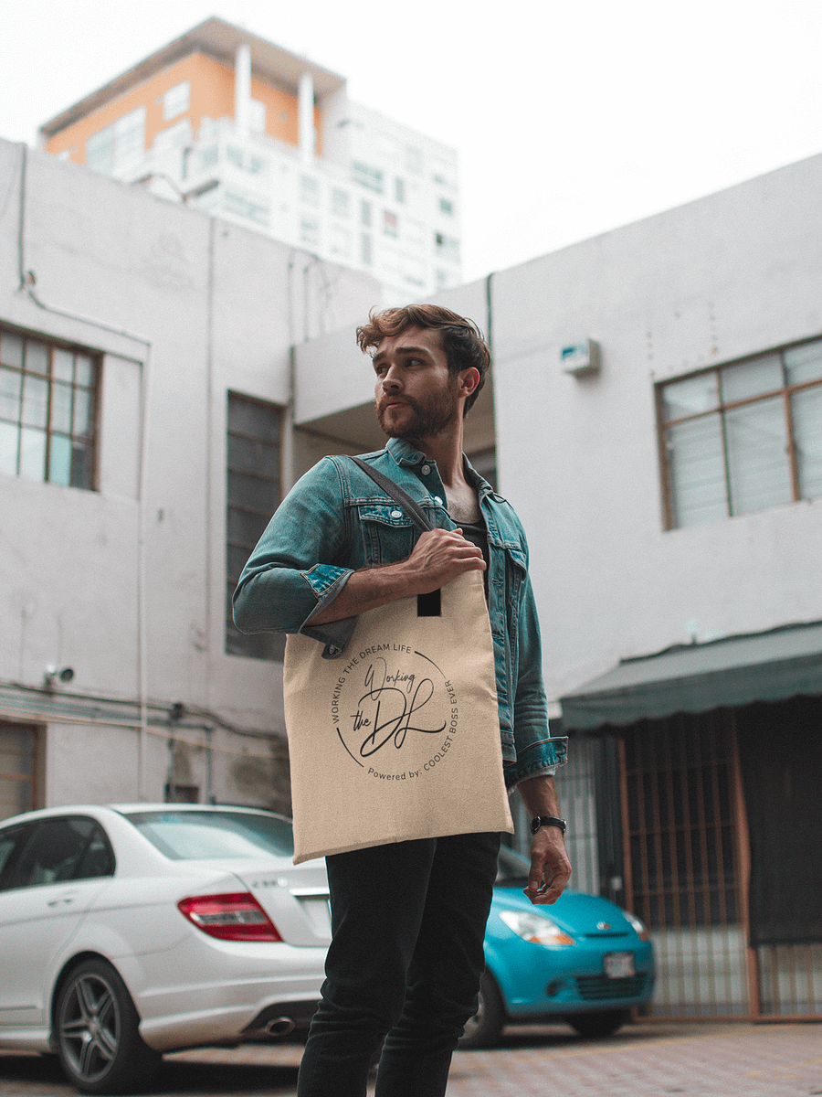 Cream Econscious Organic Cotton Tote Bag – Eco-Friendly Reusable Shopping & Everyday Carry Bag product image (4)