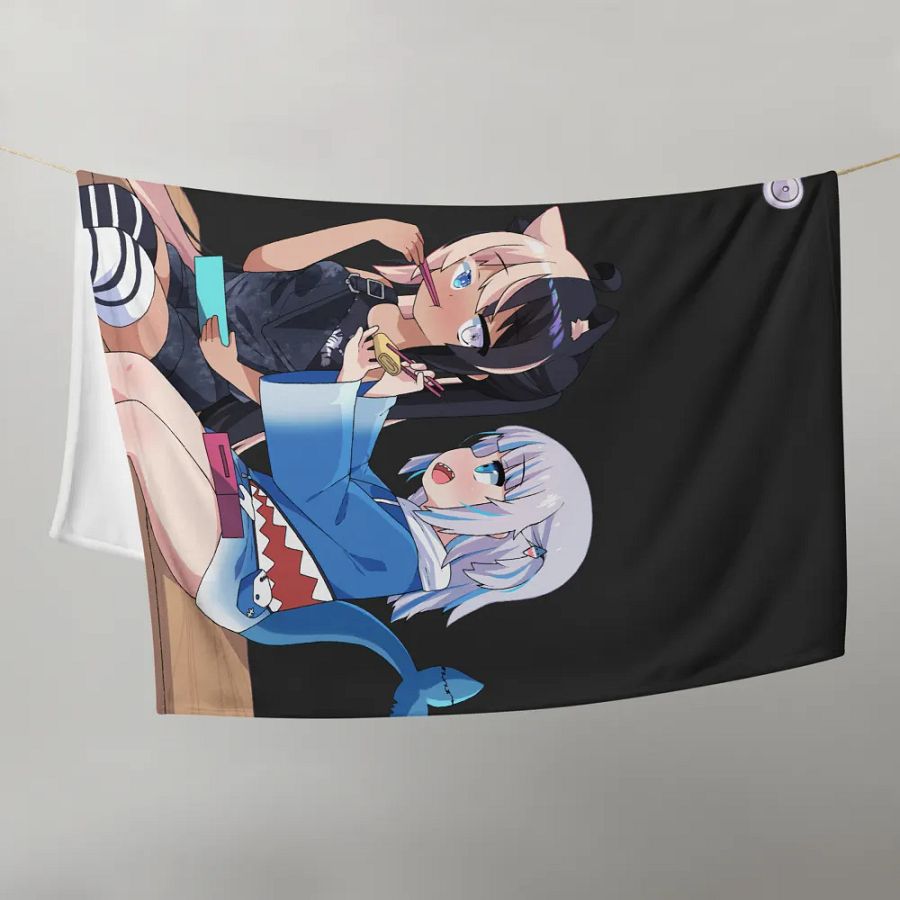 Throw Blanket - Byakko x Gura Full Black Edition product image (21)