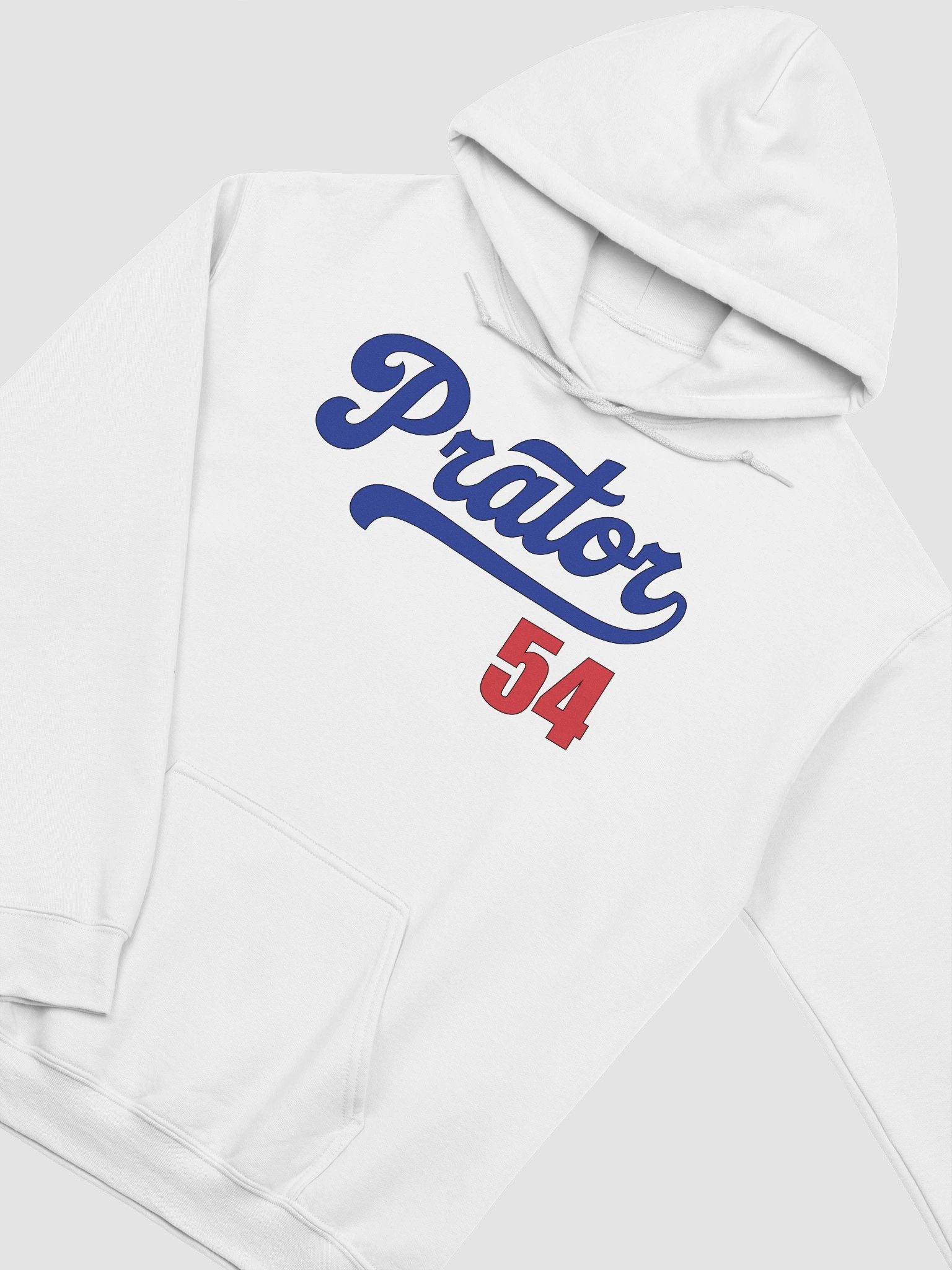 Prator54 Blue Lettered Hoodie product image (2)