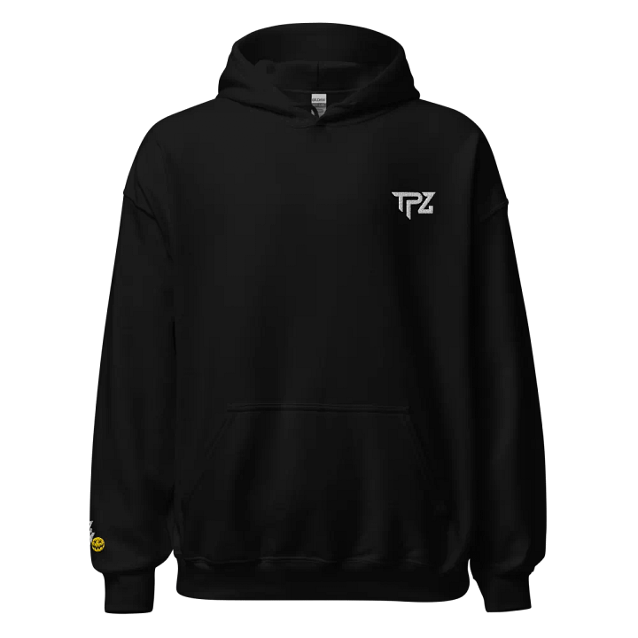 TPZ New Beginning (BLACK EMBROIDERED HOODIE) product image (1)