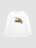 Olive and Martini on the Run White Long Sleeve T-Shirt product image (1)