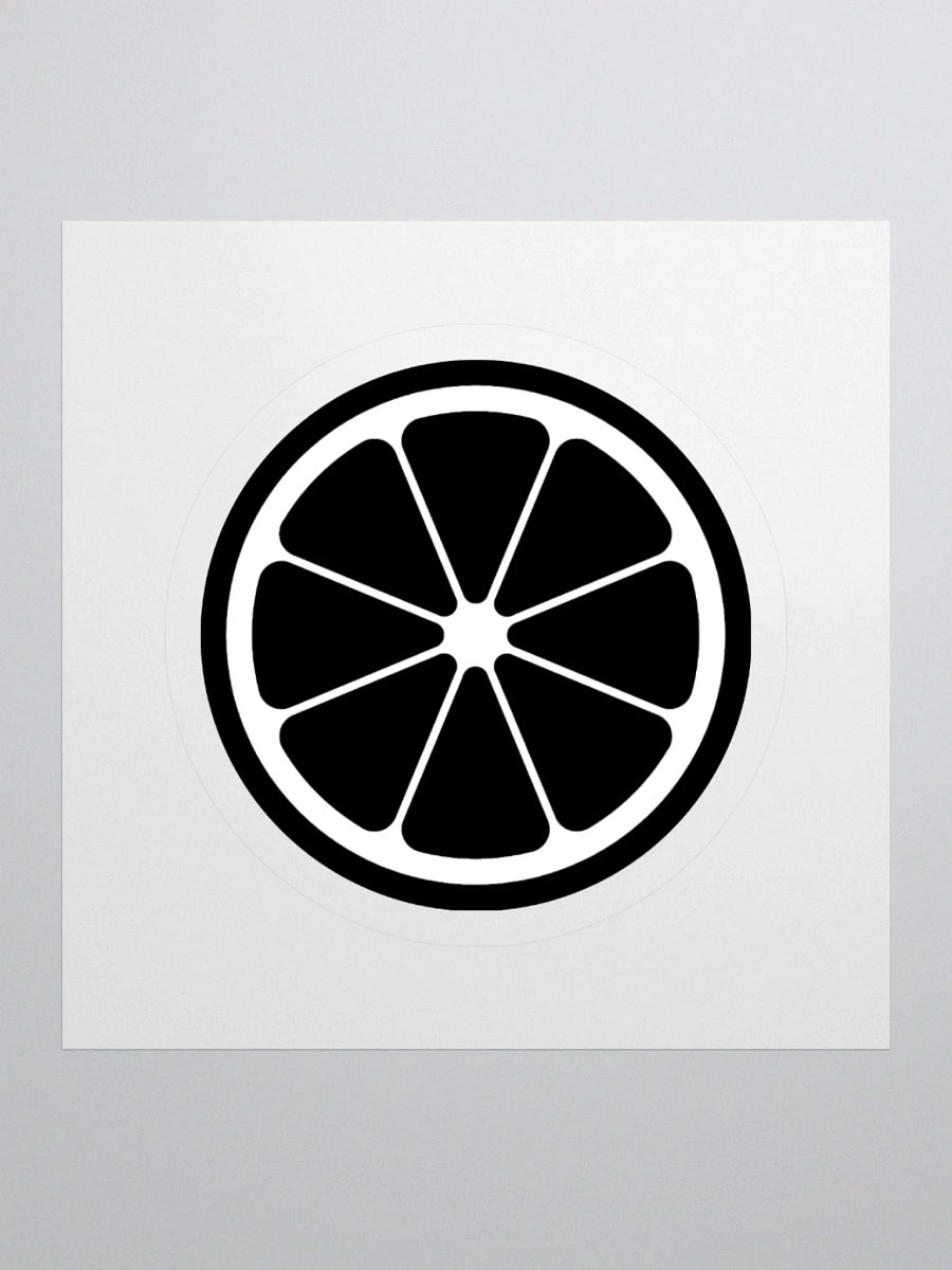 MIKAN Sticker(White×Black) product image (3)