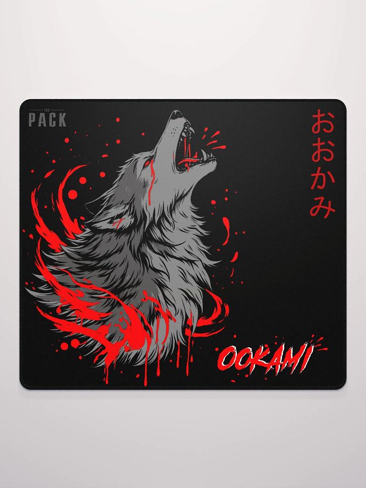 Adorably Macabre Couple Mousepad/Deskpad - Ookami product image (2)
