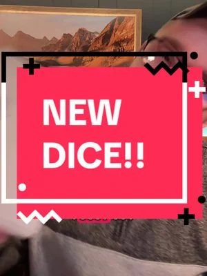 NEW DICE WHO DIS!! All D&d players love getting dice, especially from @Krit Dice !! #dungeonsanddragons #dicegoblin #dice #dndtiktok 