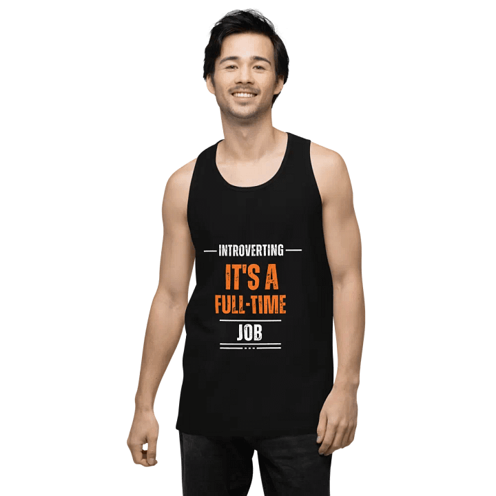 Full-Time Job Men's Tank Top product image (2)