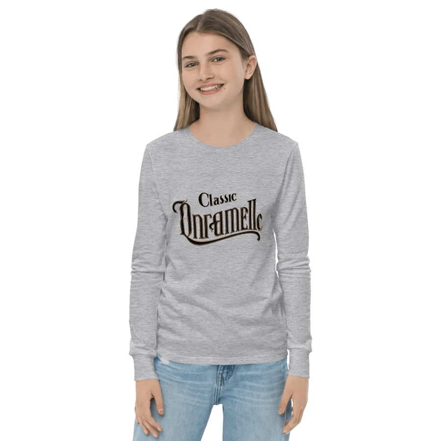 Classic Qnramelle Youth Long Sleeve Tee product image (8)