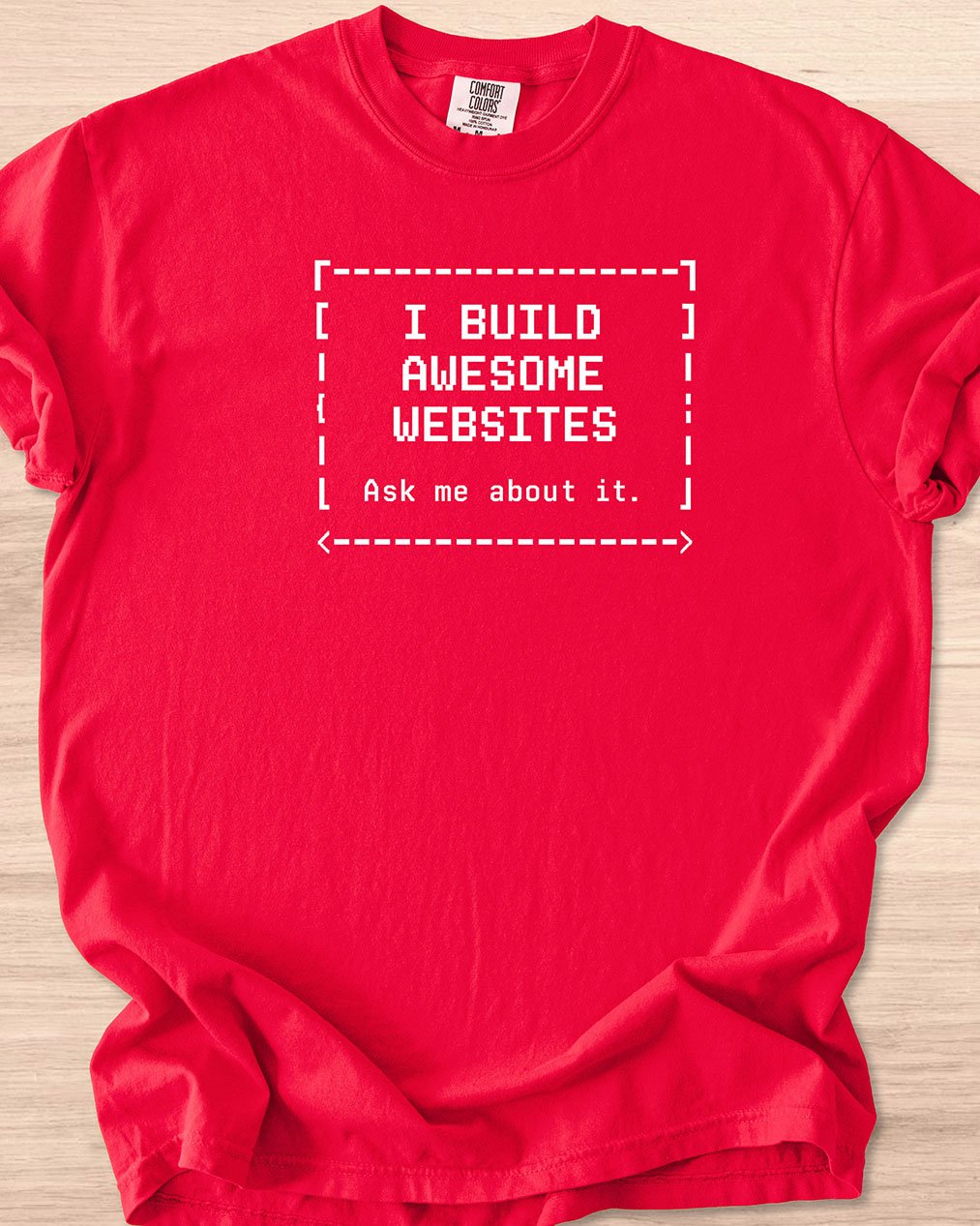 I Build Awesome Websites Terminal Tee (Dark Mode) product image (32)