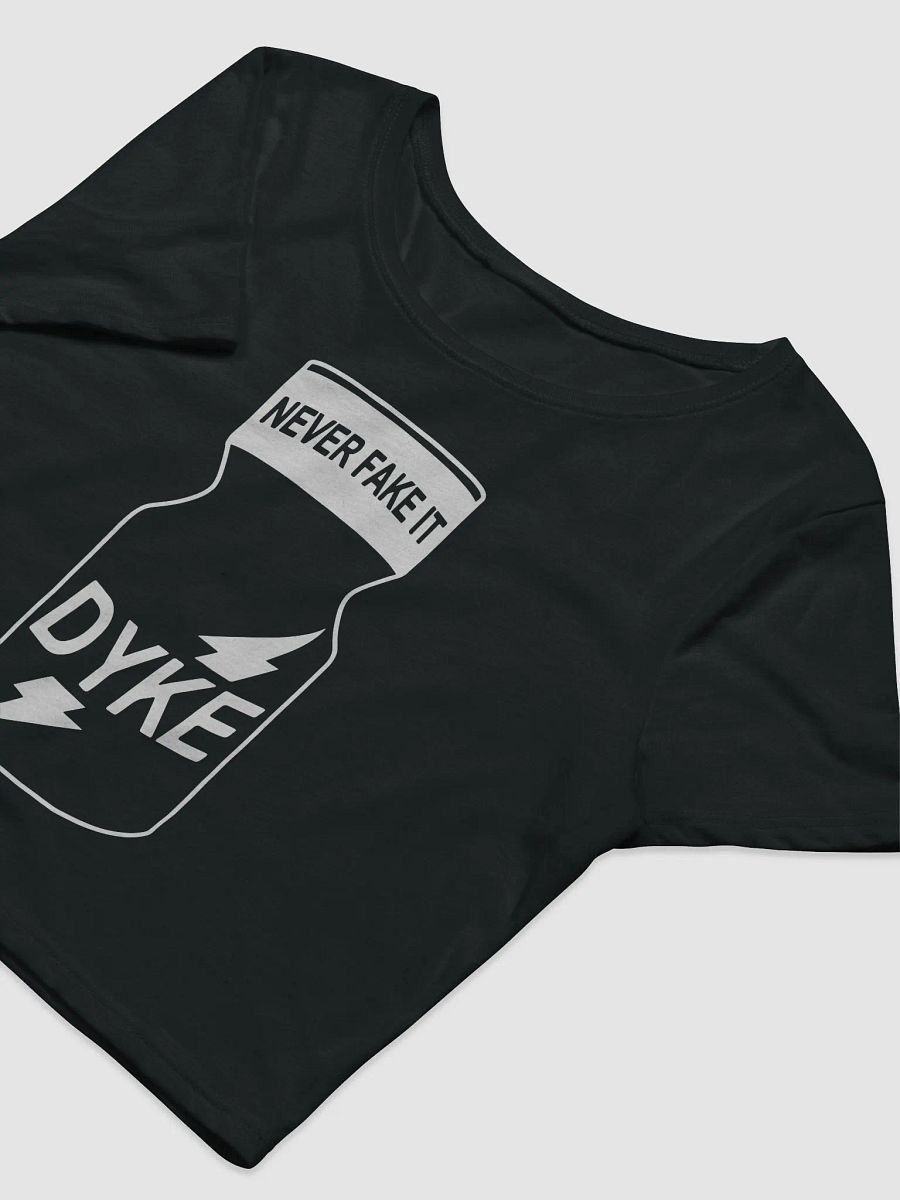 Dyke Poppers Cropped Tee 👃 Black product image (3)