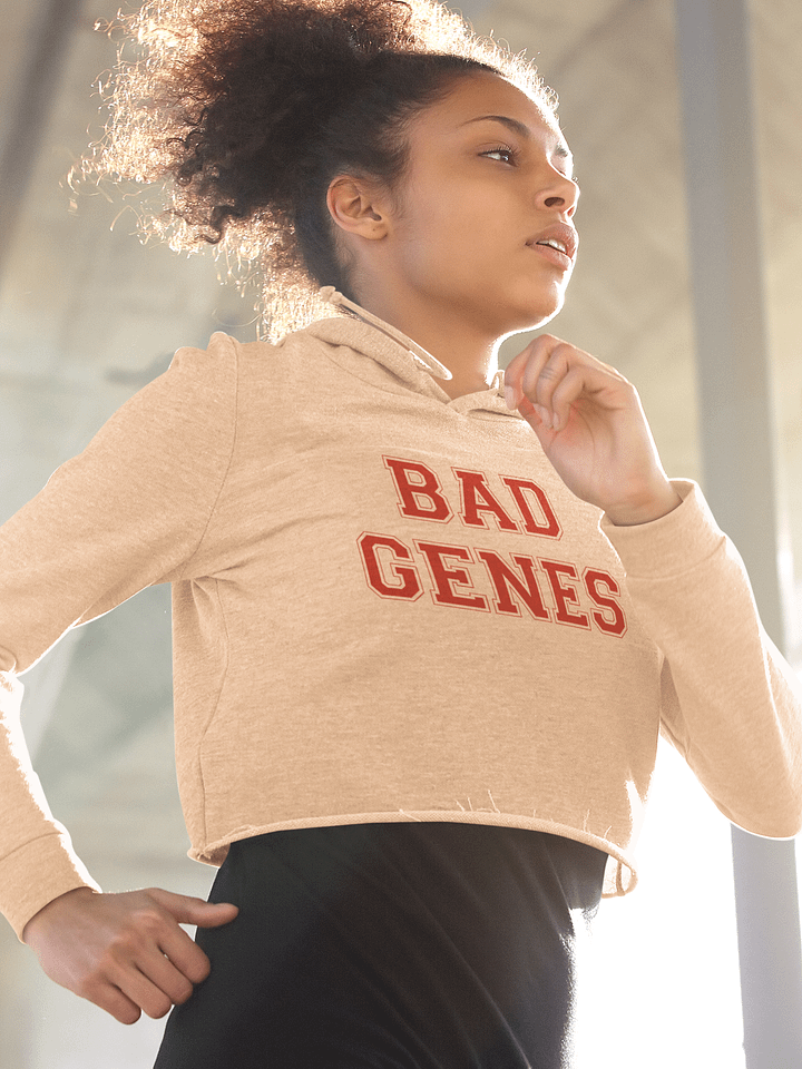 (2 sided) Bad Genes crop hoodie product image (1)