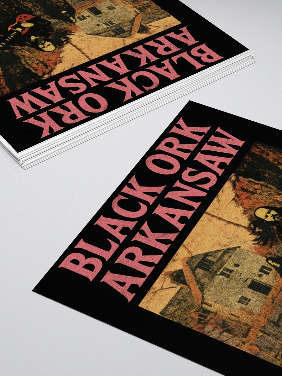 Black Ork Arkansaw "Creepy" sticker product image (7)