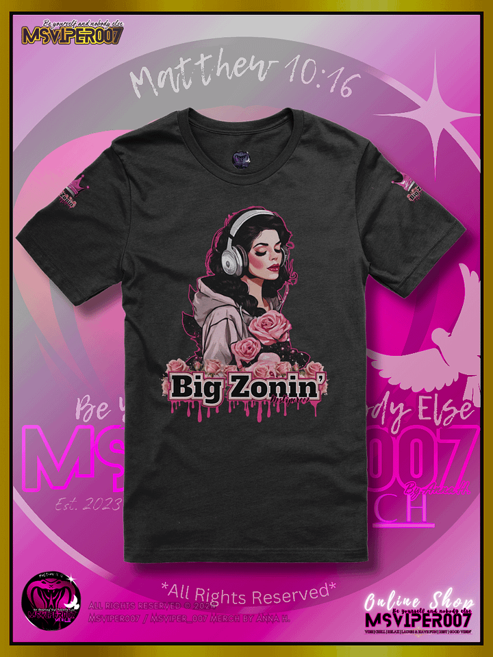 T-Shirt [BZ] - MsViper007's "Big Zonin' By Anna H. (A2)" Cozy Womens T-Shirt product image (1)