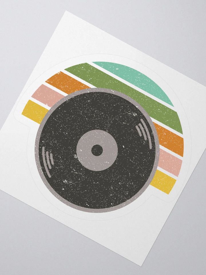 Lost Records: Bloom & Rage Retro Record Sticker product image (2)