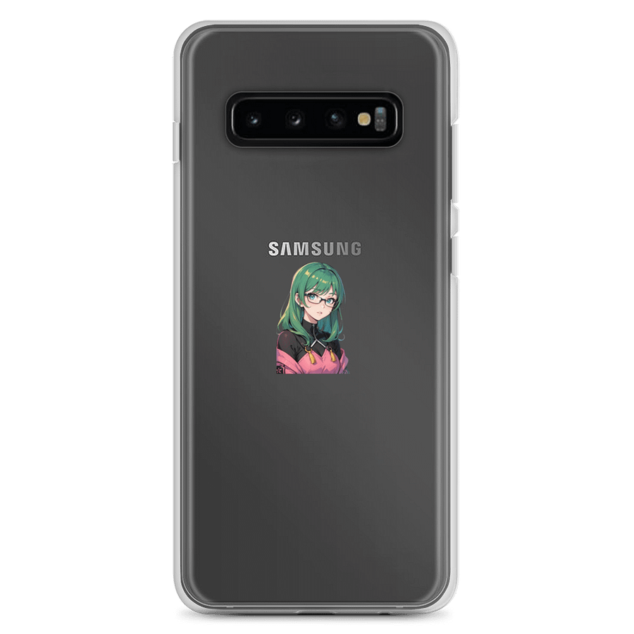 (GREEN WAIFU) K Clear Case for Samsung product image (2)