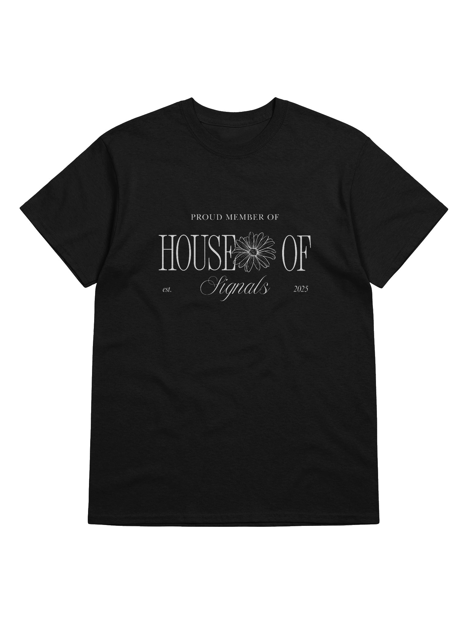 House of Signals Tee – Black / Capsule 01 product image (5)