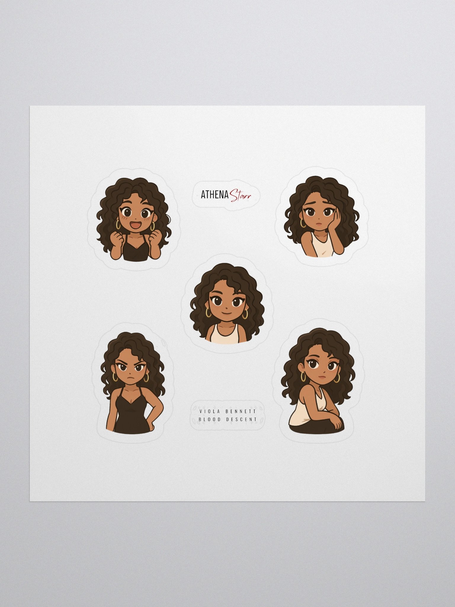 Viola Bennett Sticker Set – Blood Descent product image (1)