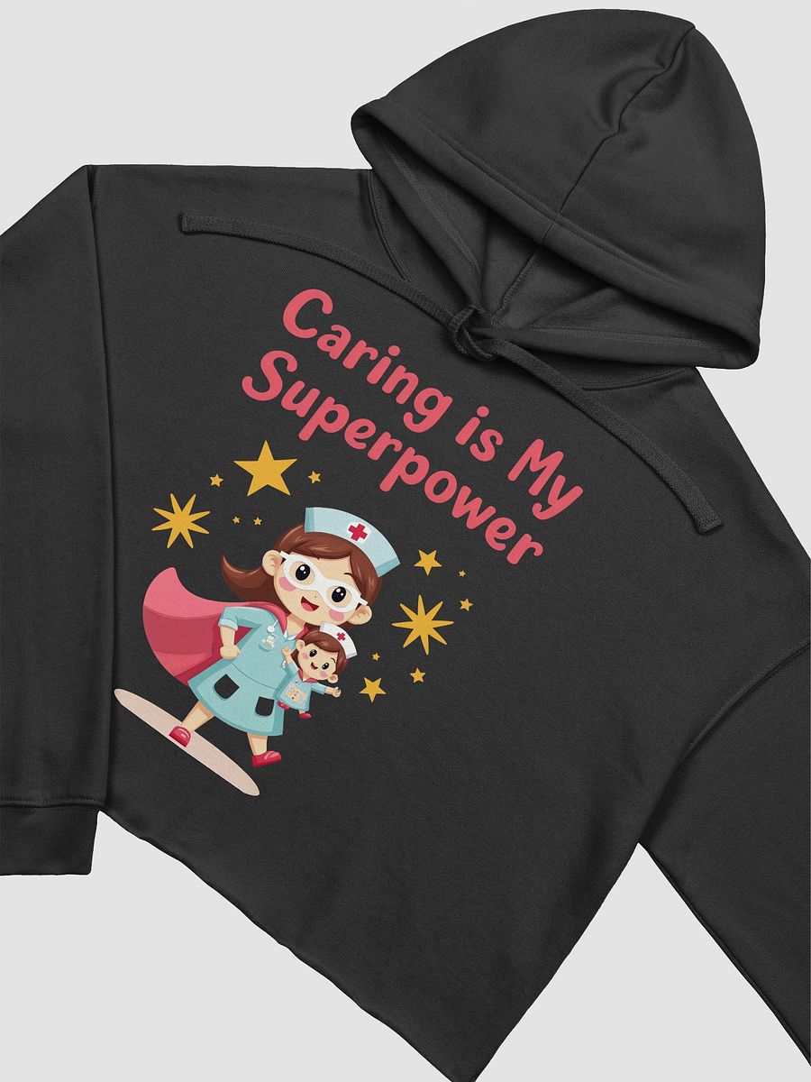 Caring Superhero Nurse Crop Hoodie product image (26)