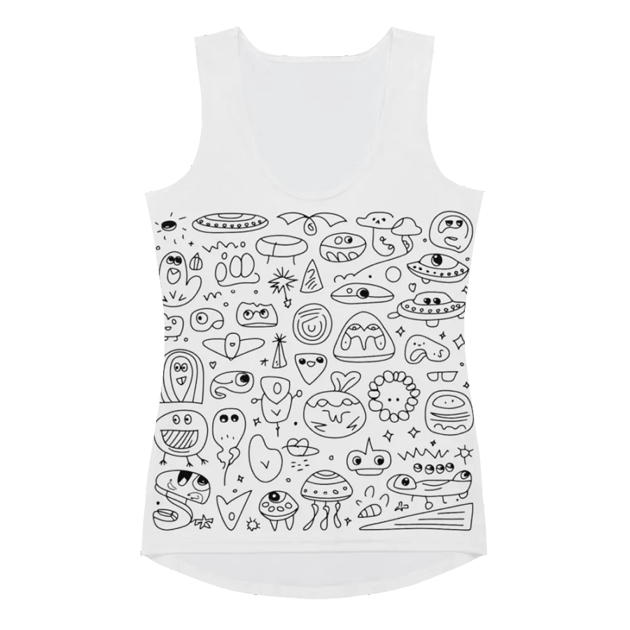 Whimsical Creatures All-Over Print Tank Top product image (4)