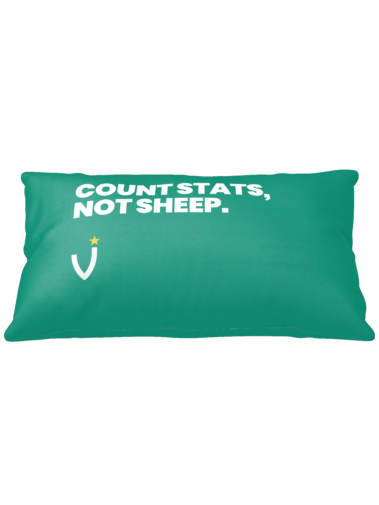 COUNT STATS, NOT SHEEP Basic Pillow product image (1)