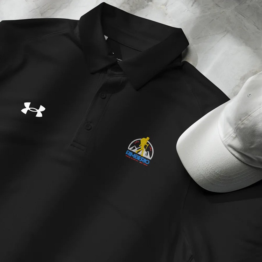 Black Mixed Cotton Polo Shirt product image (5)