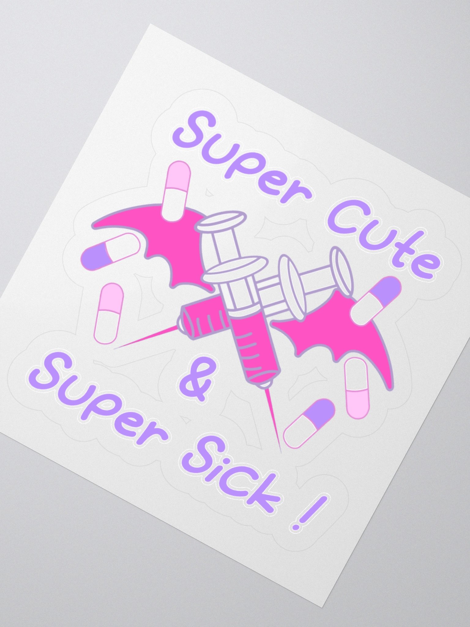 Super Cute & Super Sick Sticker product image (6)