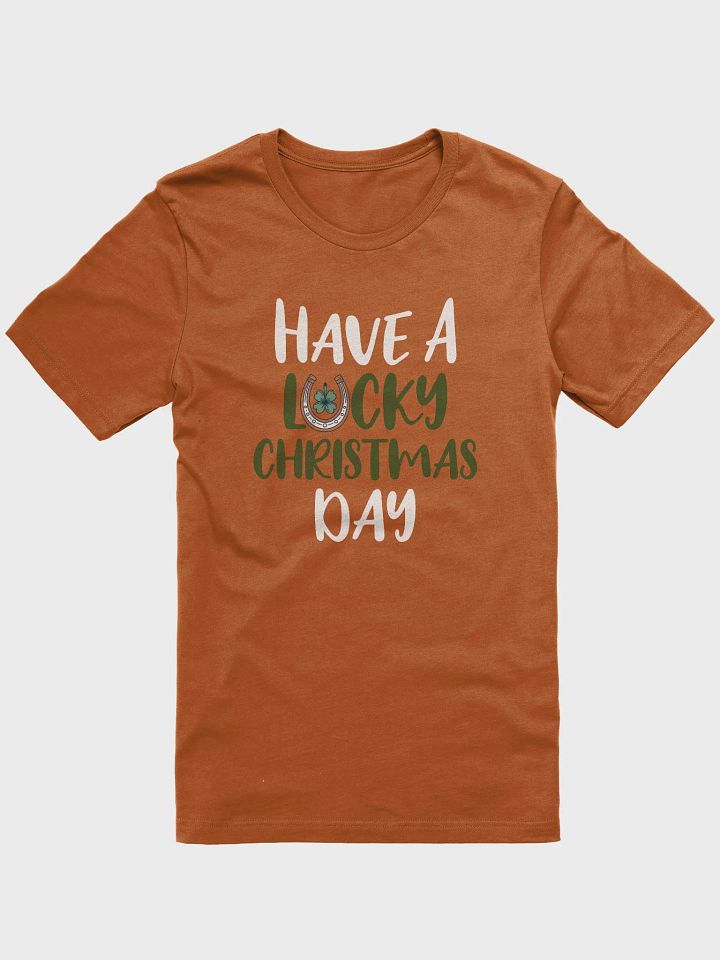 Lucky Christmas Day Horseshoe Tee product image (7)