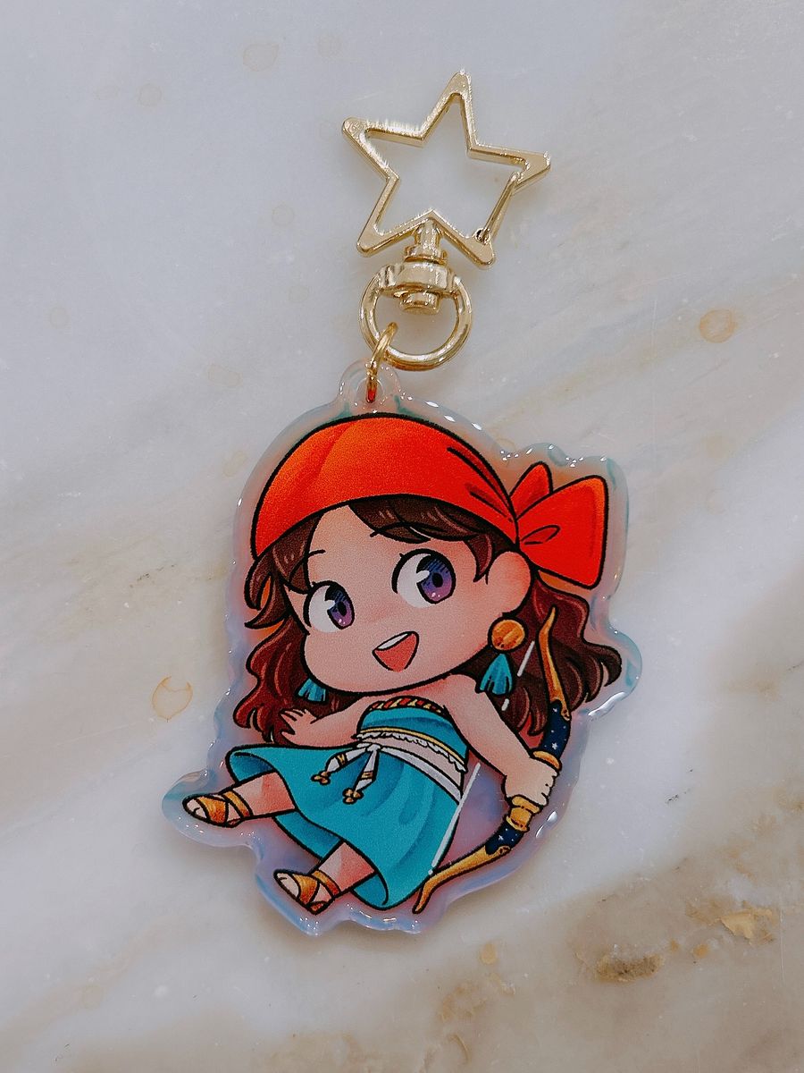 Aro - Rainbow Acrylic Keychains product image (1)