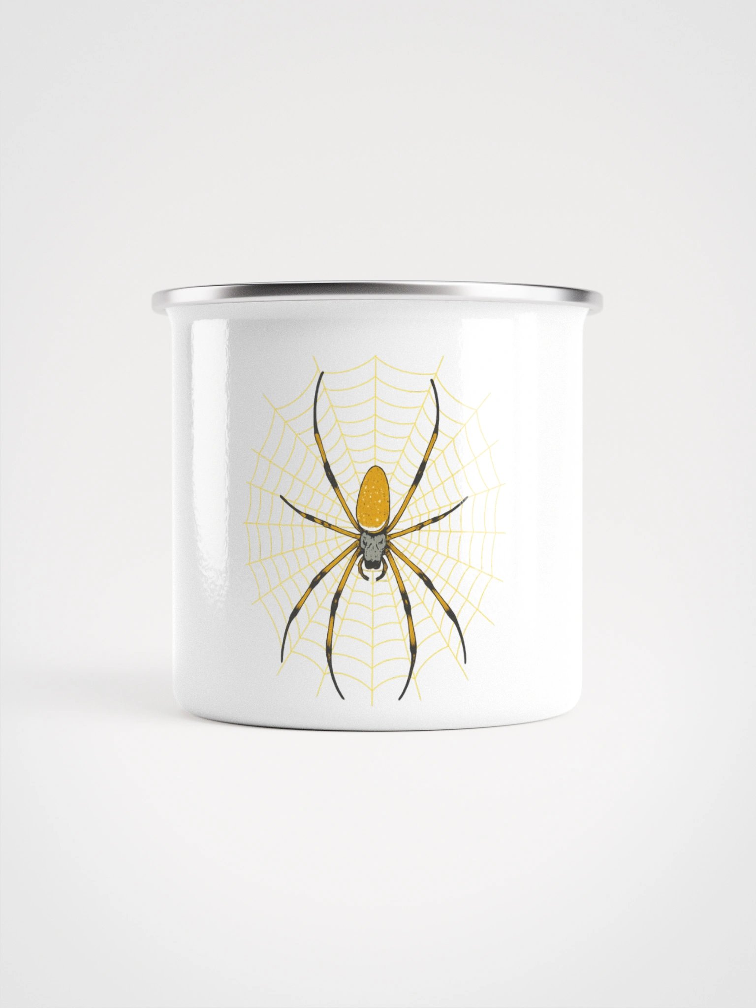 Orb Weaver Enamel Mug product image (1)