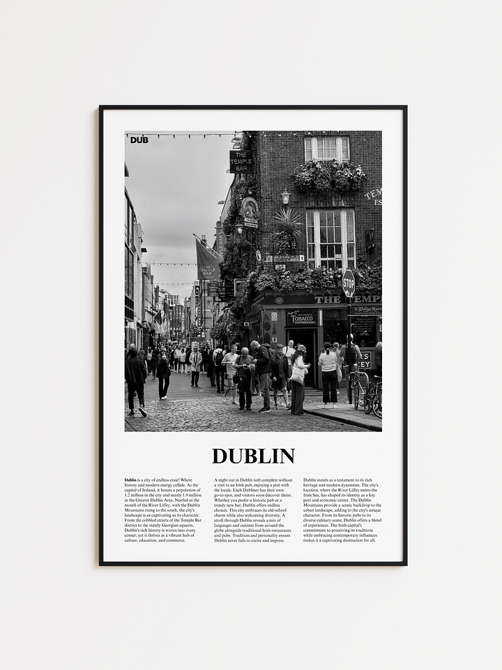 Dublin 01 Newspaper Poster product image (1)