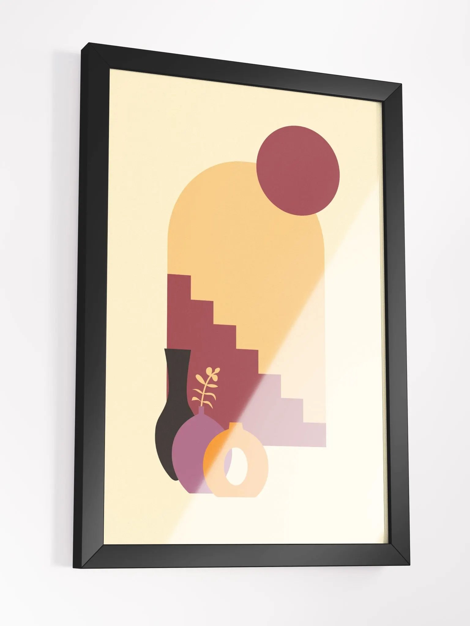 Abstract Vases Framed Matte Poster product image (17)