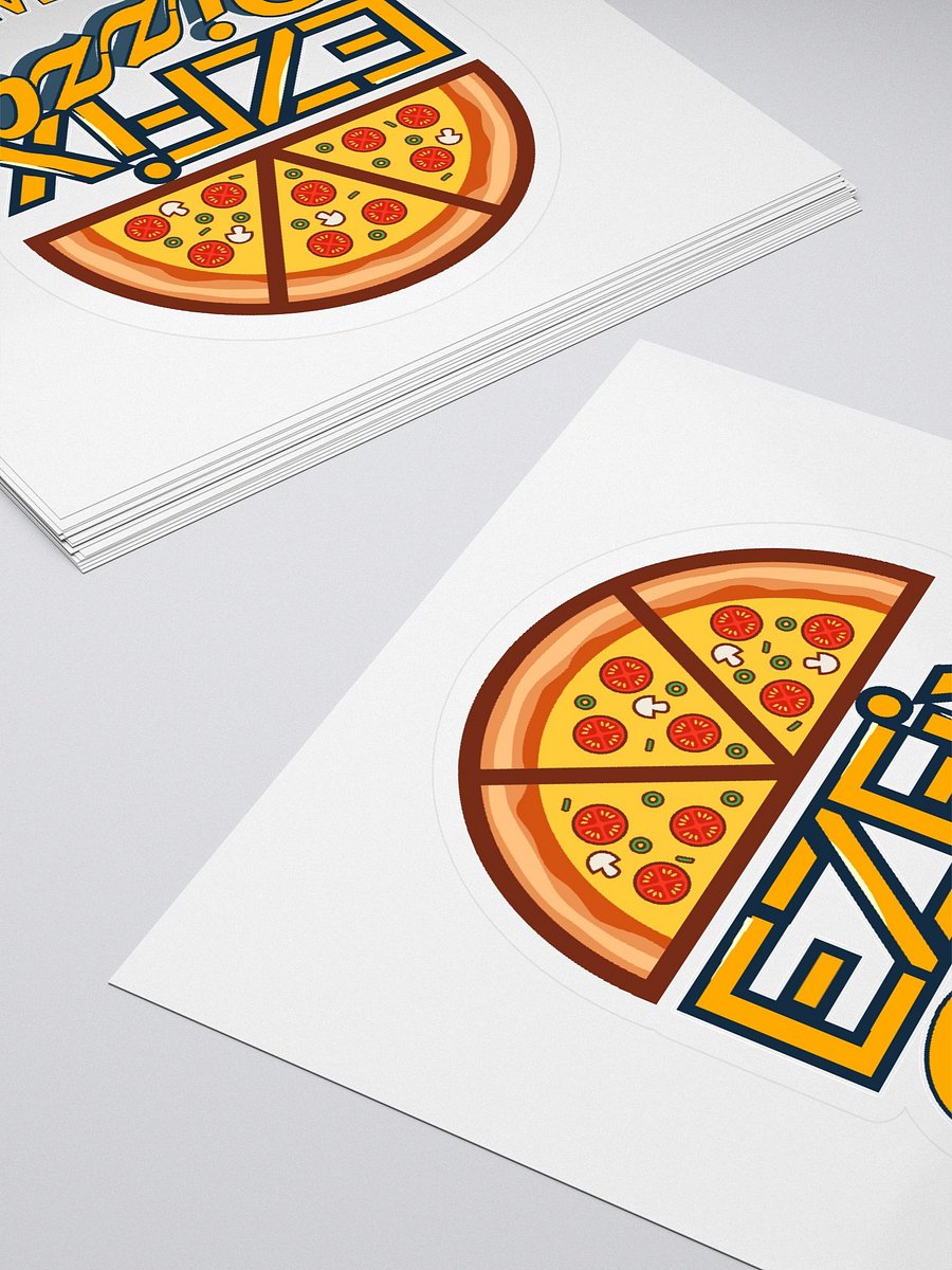 EZFIX Pizza Kiss Cut Stickers product image (4)