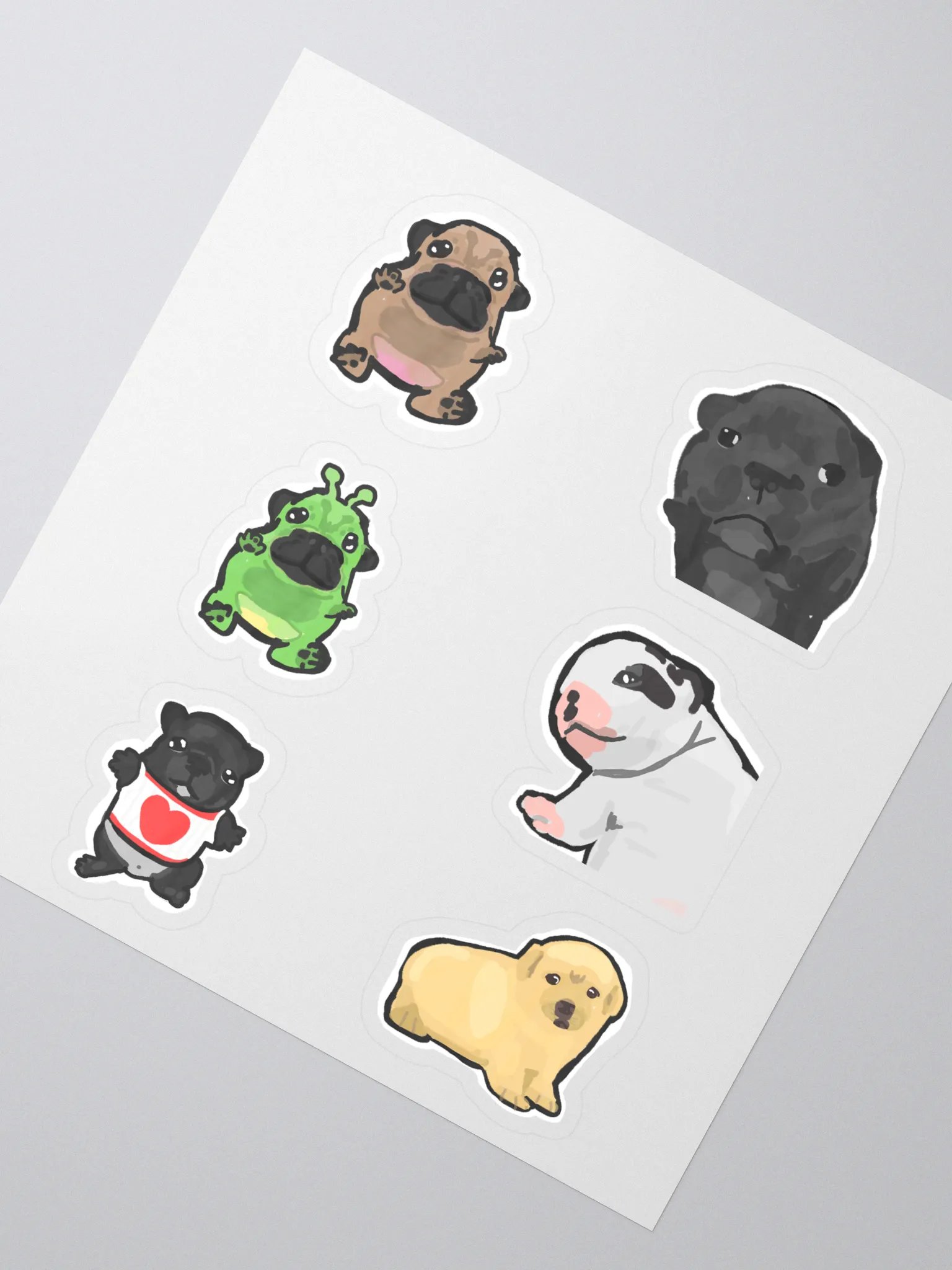 PIBBLE AND FRIENDS STICKER PACK product image (2)