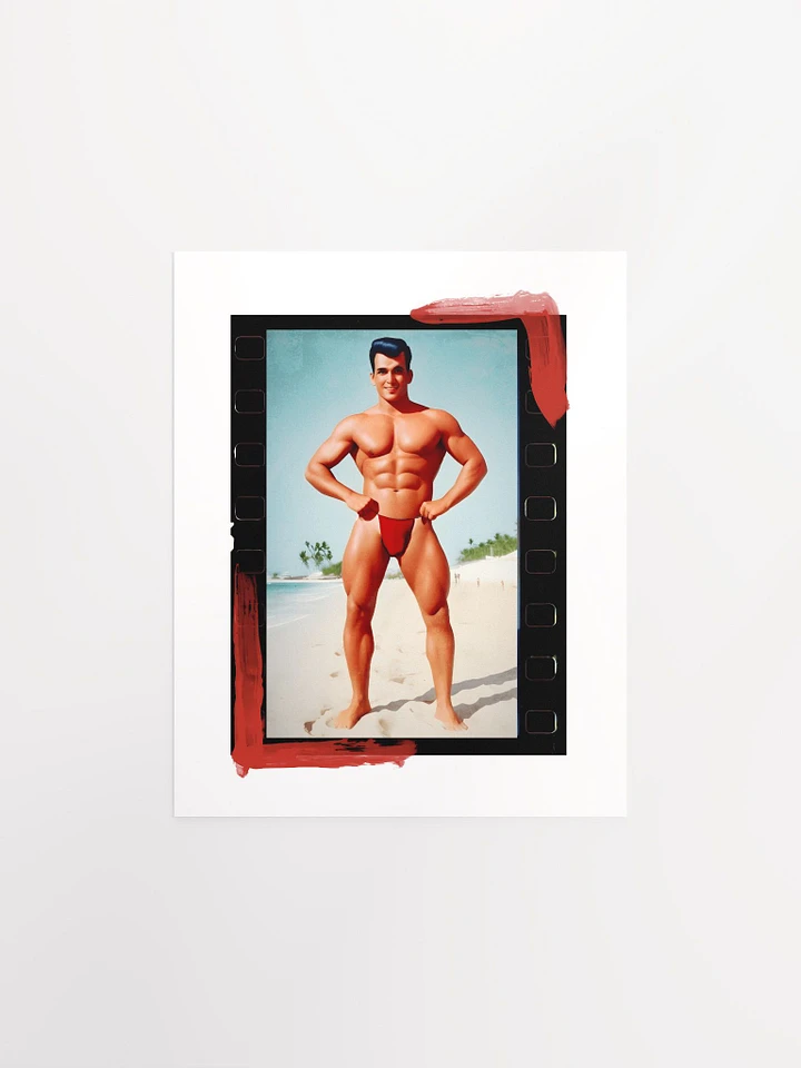 Bruce Beefcake On The Beach 1956 - Print product image (1)