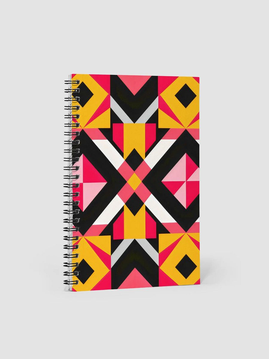Geometric Harmony Spiral Notebook product image (1)