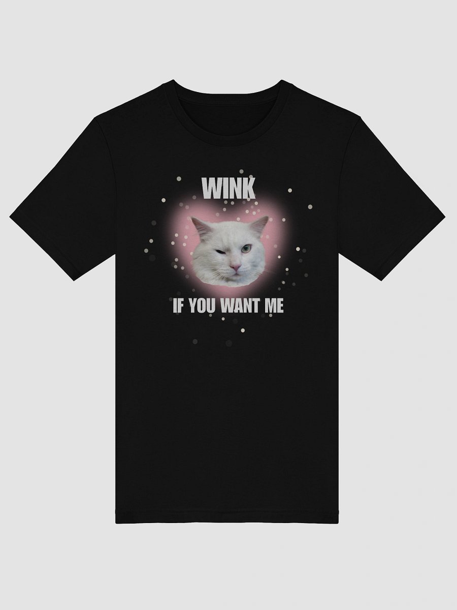 Wink If You Want Me Cat T-Shirt product image (17)
