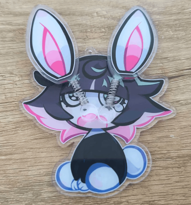 Delulu Ear Flick Keychain (INTERACTIVE) product image (4)